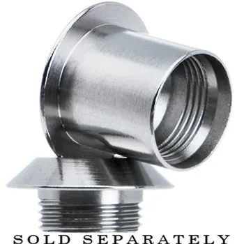 0 Gauge Stainless Steel Screw Fit Tunnel Plug Set