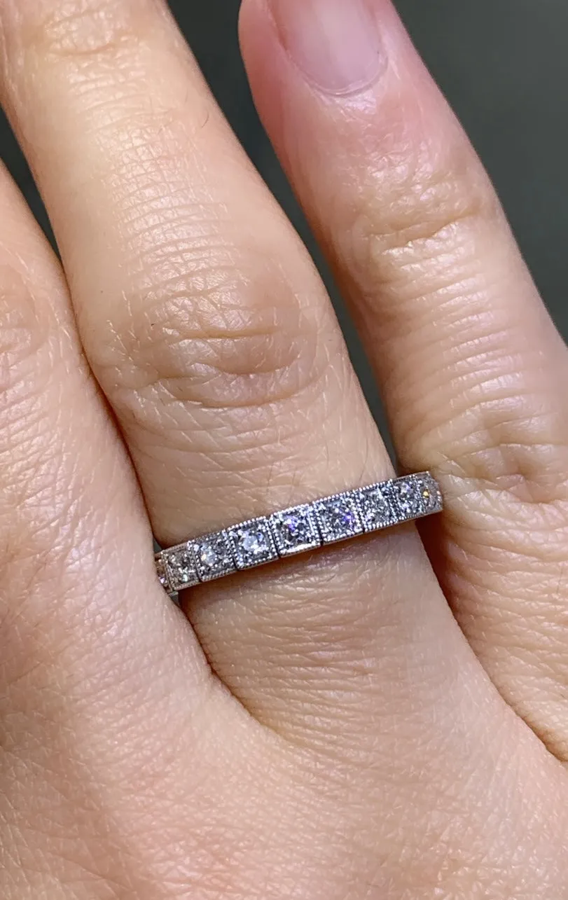 0.56CT T.W. Ladies Eternity Diamond Ring