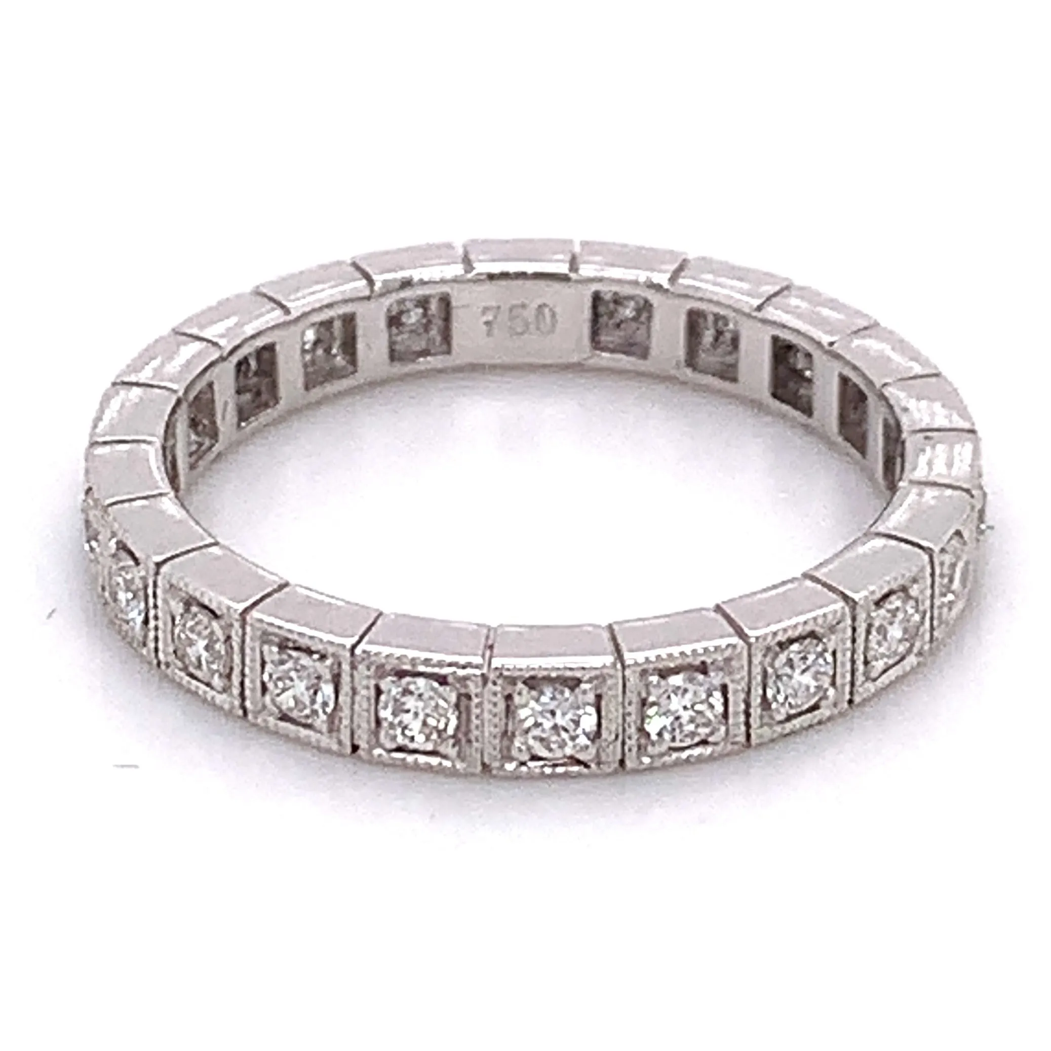 0.56CT T.W. Ladies Eternity Diamond Ring