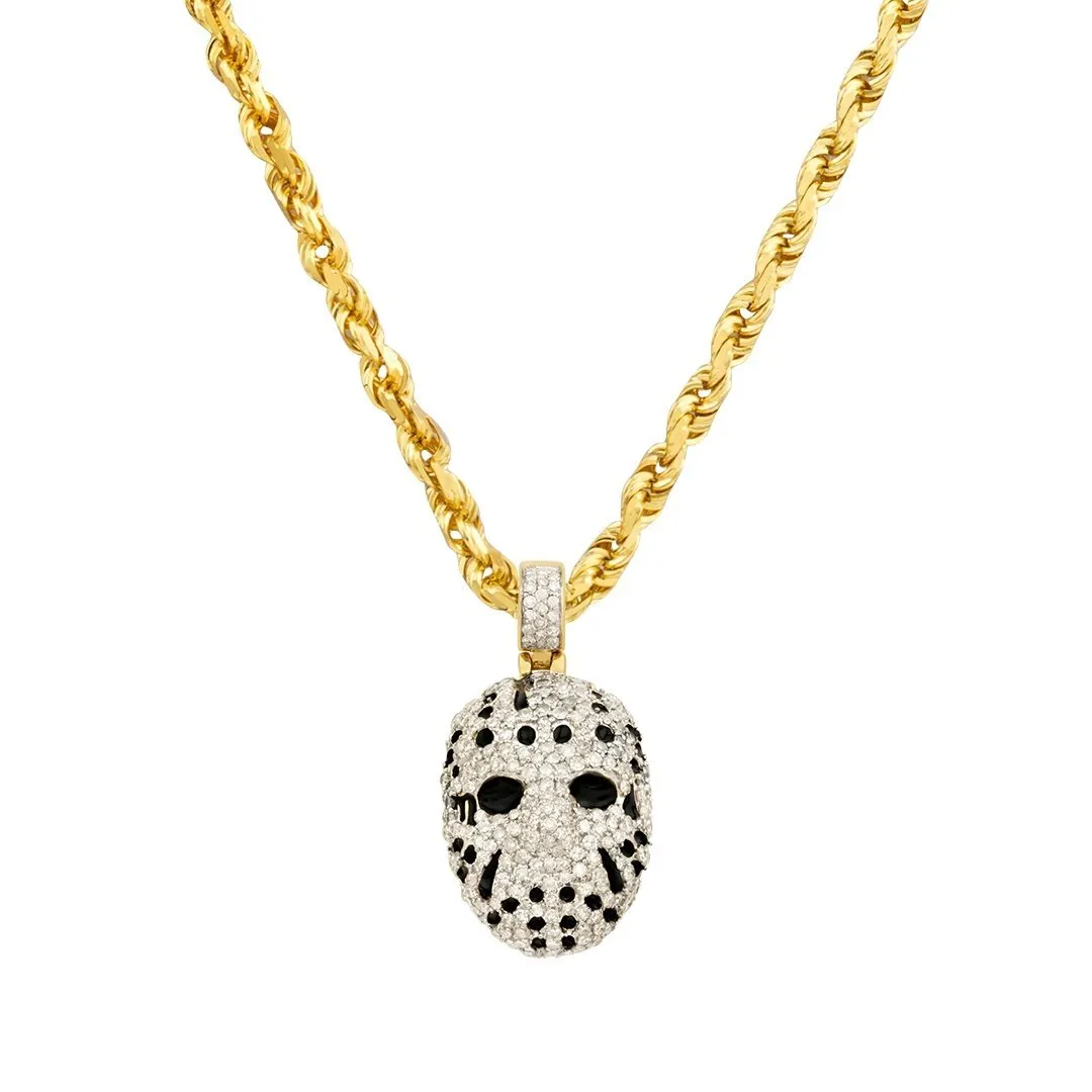 10k Yellow Gold Diamond Jason Pendant 1.02 Ctw