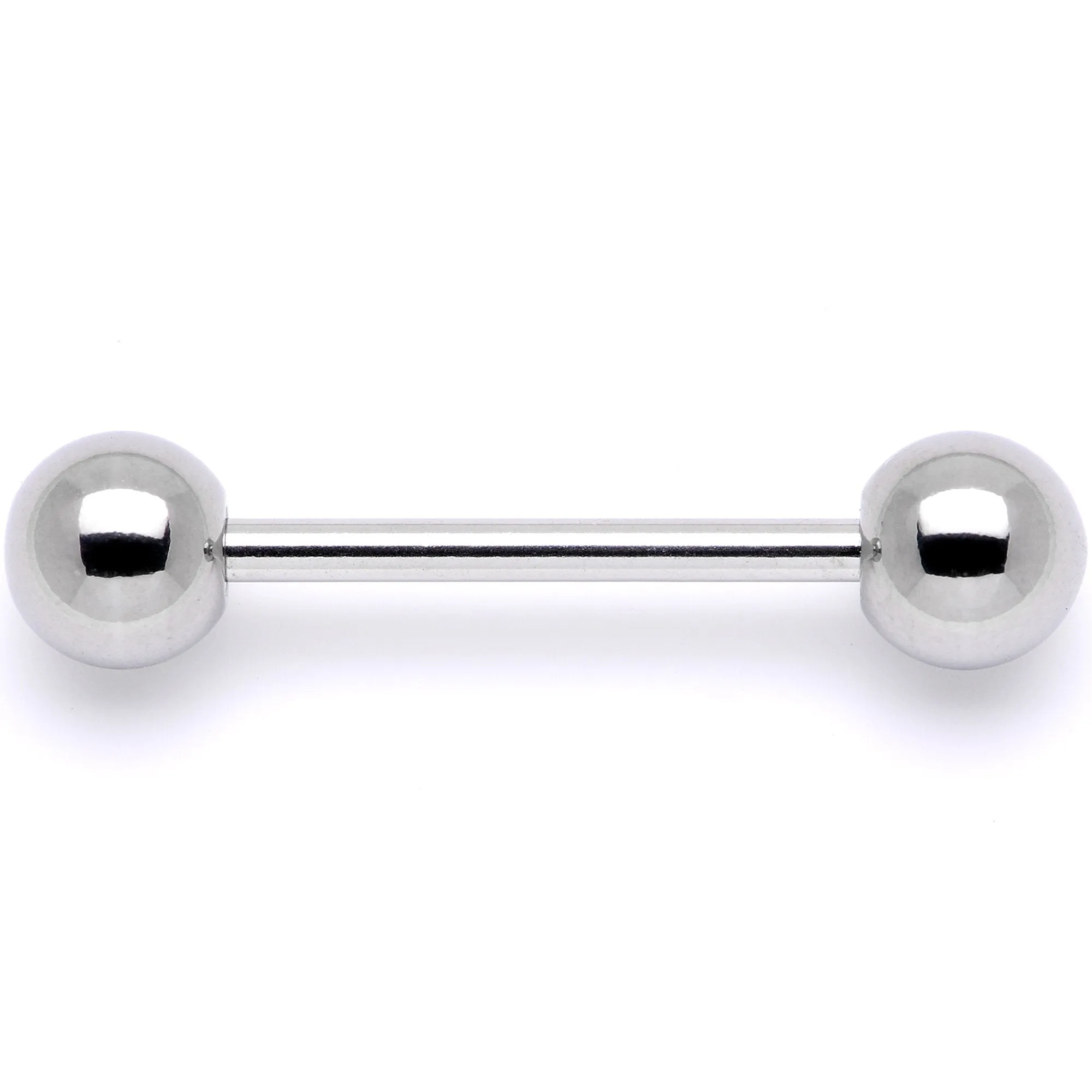 14 Gauge Stainless Steel Barbell Tongue Ring 5/8 6mm