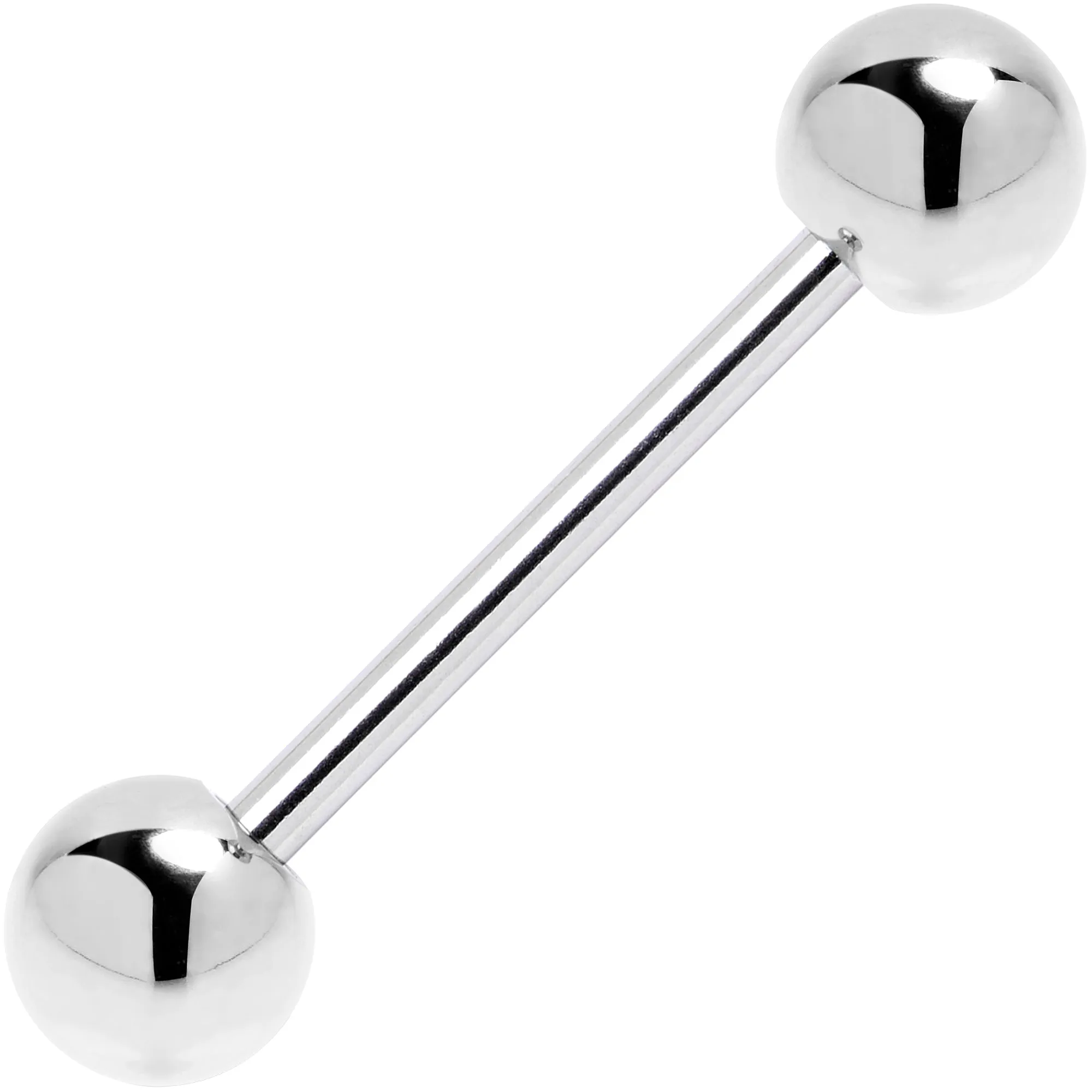 14 Gauge Stainless Steel Barbell Tongue Ring 5/8 6mm