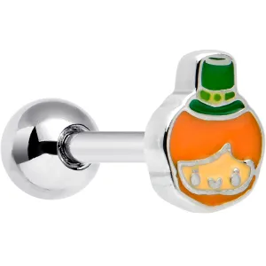 16 Gauge 1/4 Sweet Happy Leprechaun St Patricks Cartilage Tragus Earring