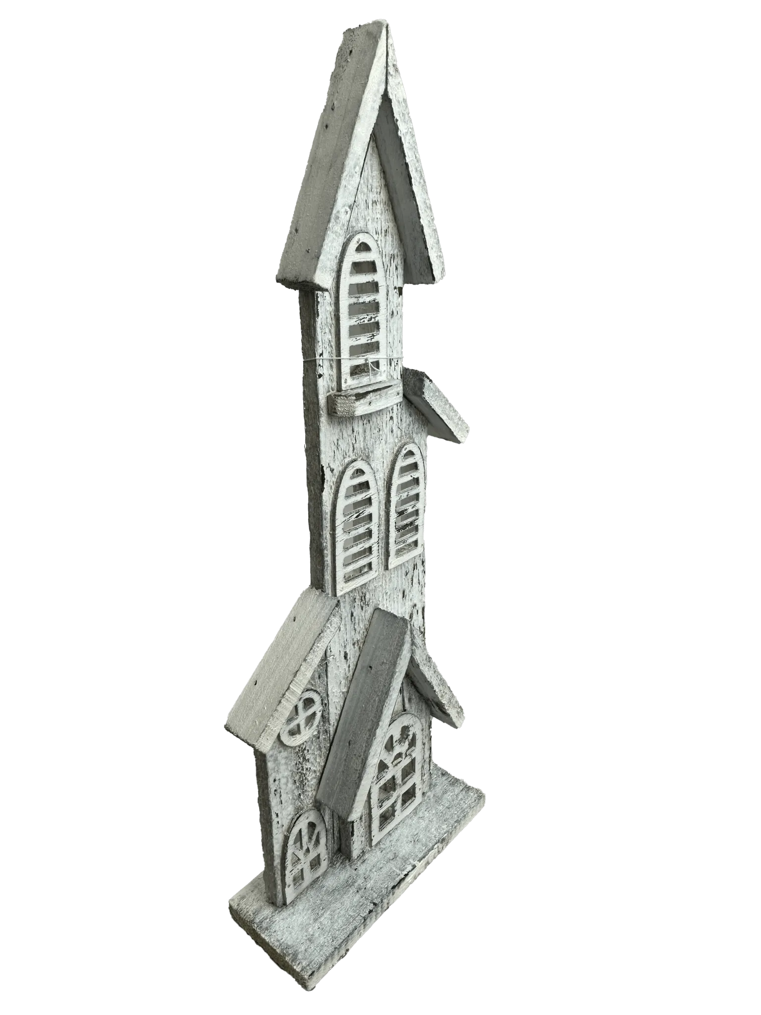 16" Wooden House: White - 63544WT