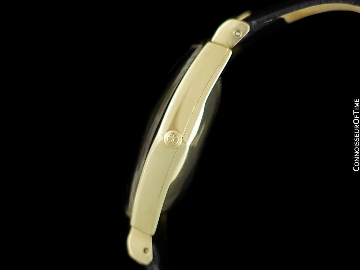 1950's Hamilton Electric Ventura "505" Model Vintage Mens Assymetric Wristwatch - 14K Gold