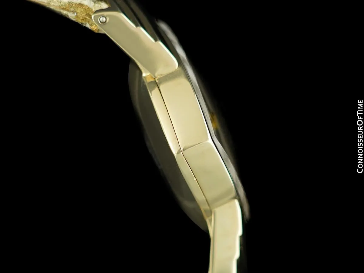 1950's Hamilton Electric Ventura "505" Model Vintage Mens Assymetric Wristwatch - 14K Gold