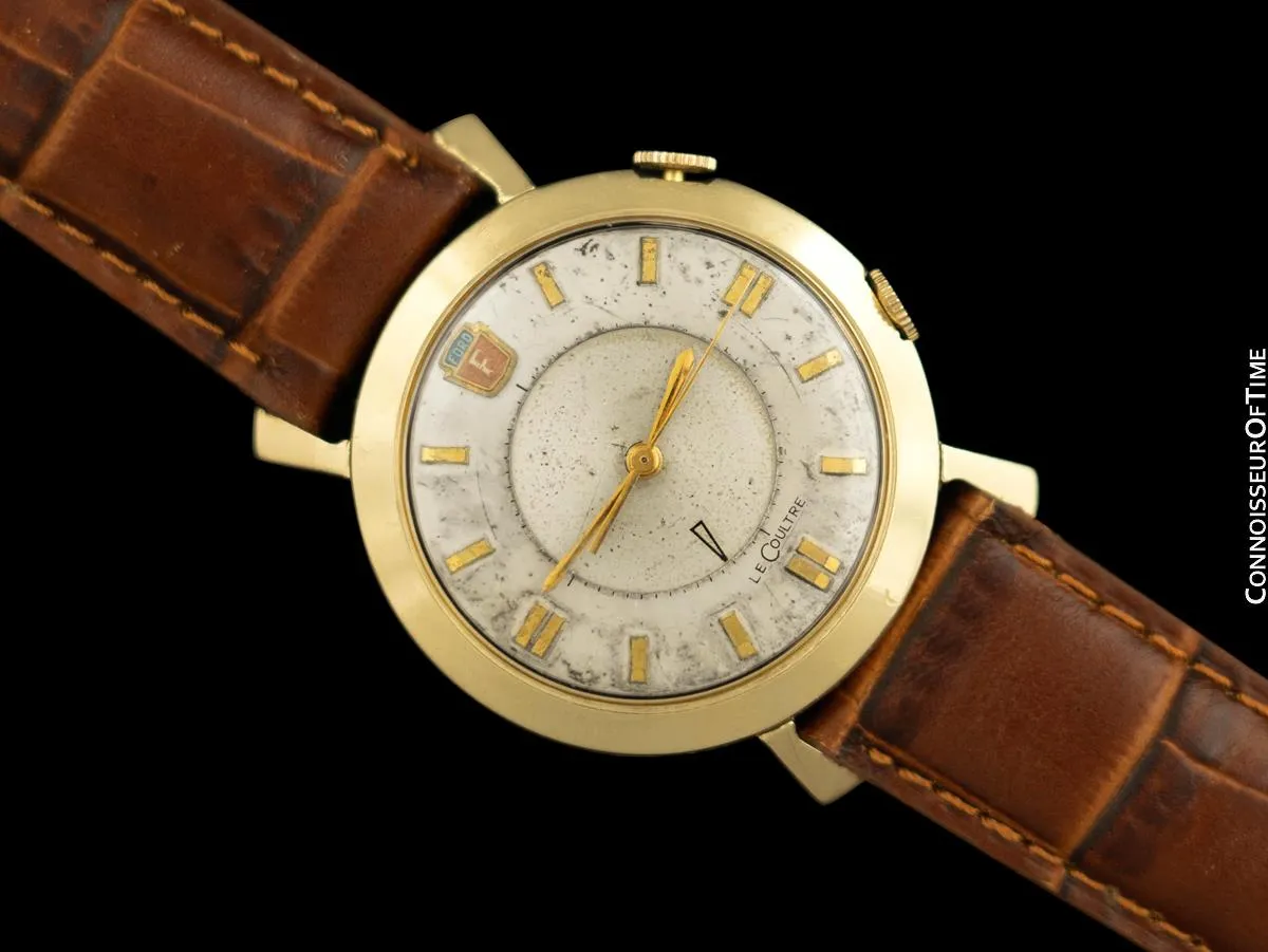 1955 Jaeger-LeCoultre Memovox Vintage Mens Wrist Alarm, 10K Gold Filled - Ford Motor Co.