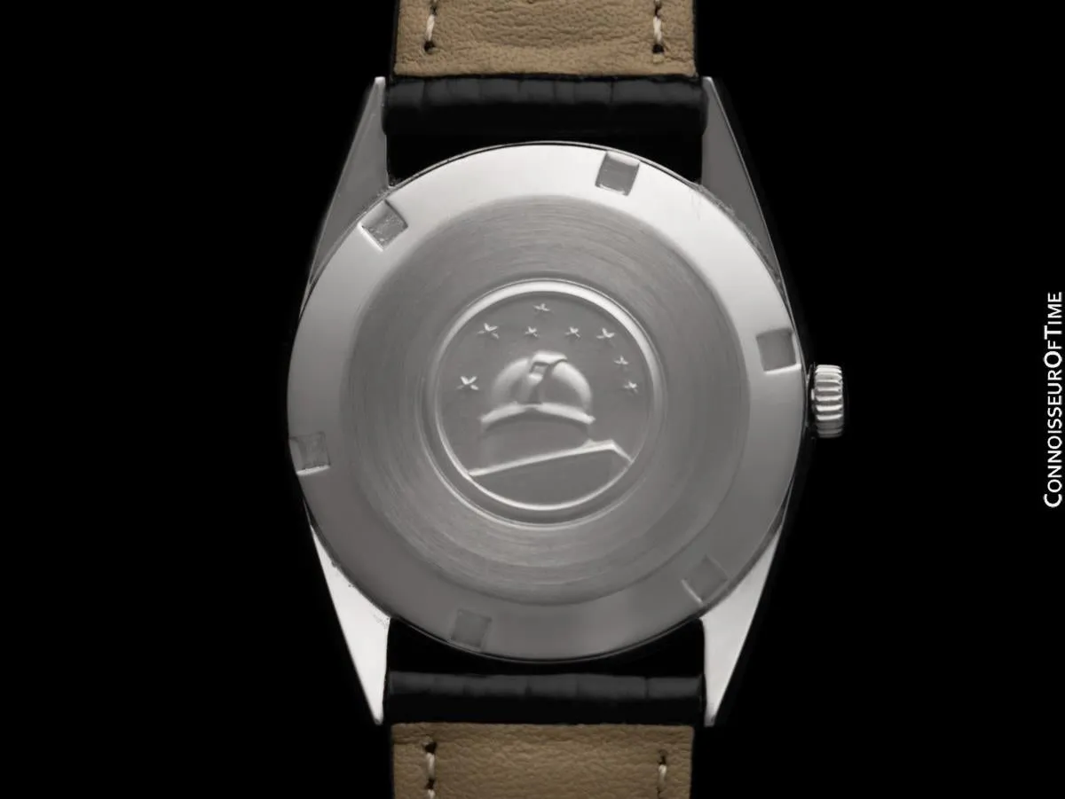 1966 Omega Constellation Mens Automatic Chronometer Green Vignette Dial Watch - Stainless Steel