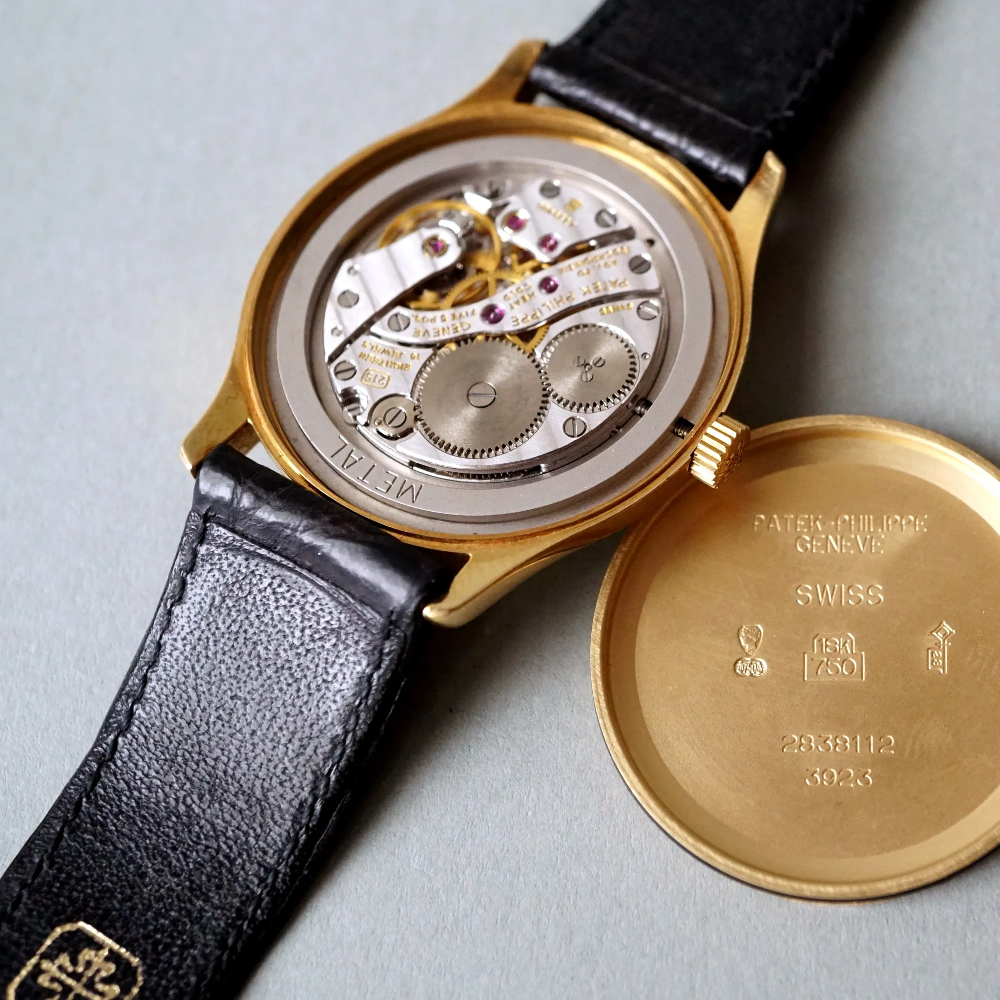 1987 PATEK PHILIPPE CALATRAVA YG REF.3923 MANUAL WINDING WATCH