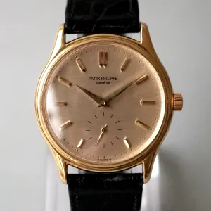1987 PATEK PHILIPPE CALATRAVA YG REF.3923 MANUAL WINDING WATCH