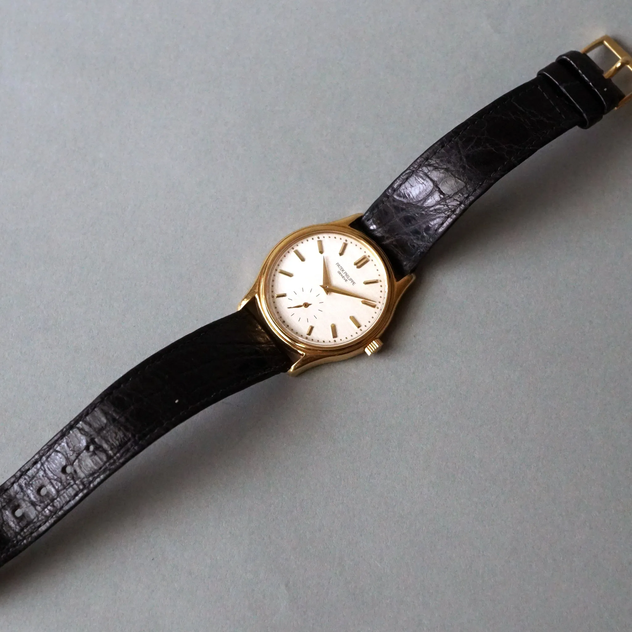 1987 PATEK PHILIPPE CALATRAVA YG REF.3923 MANUAL WINDING WATCH