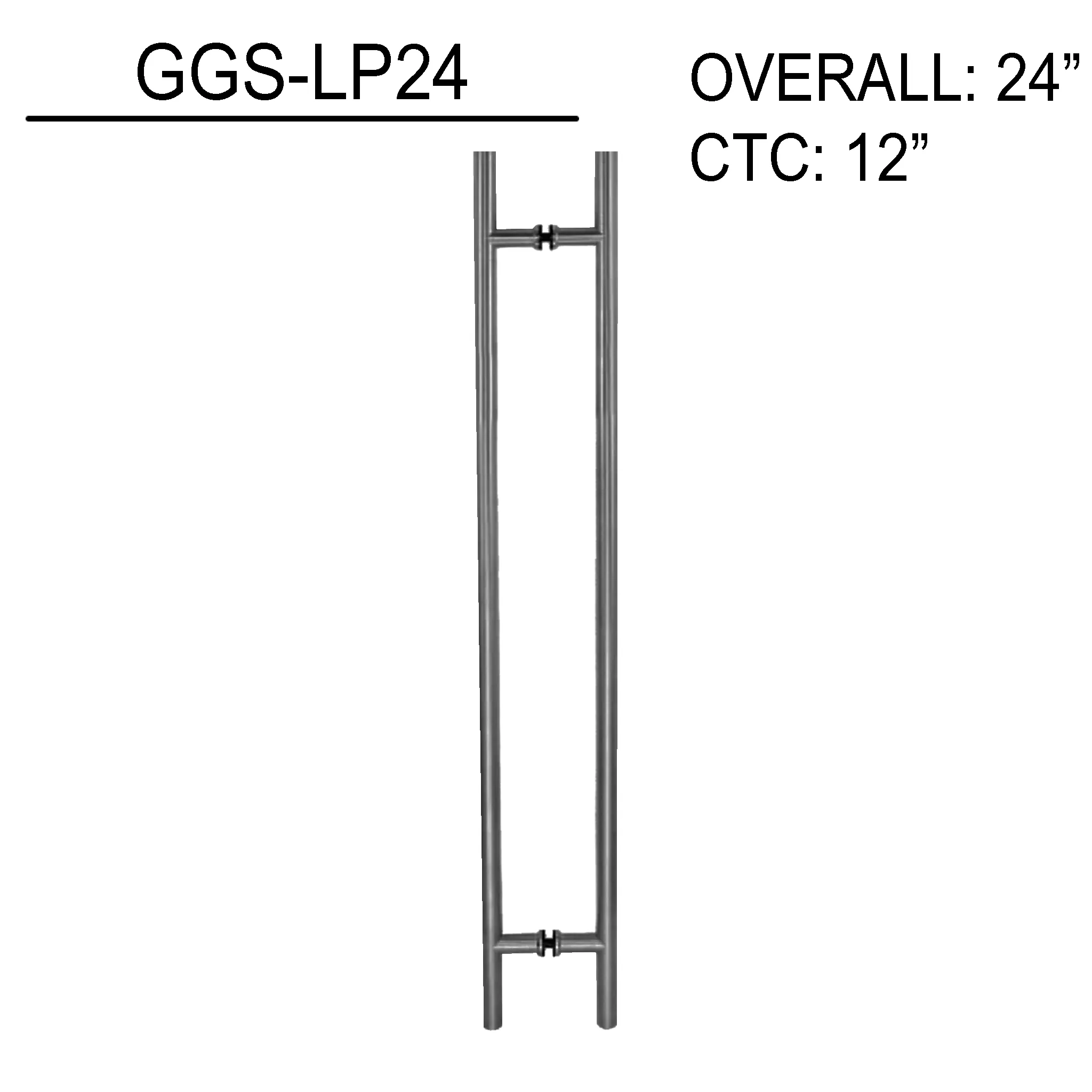 24" (12" CTC) Commercial LP - B2B (BS, PS, MBL)