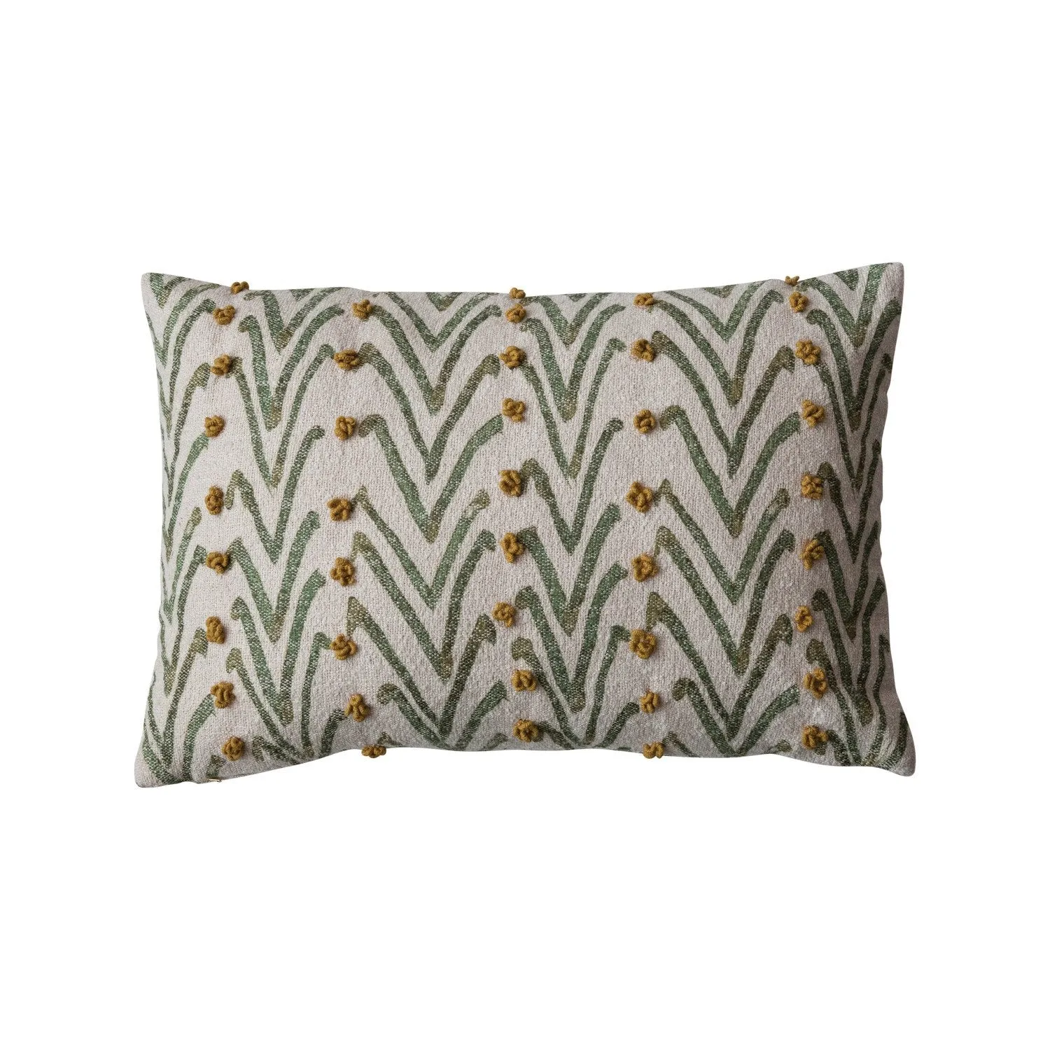 24" French Knots Pillow