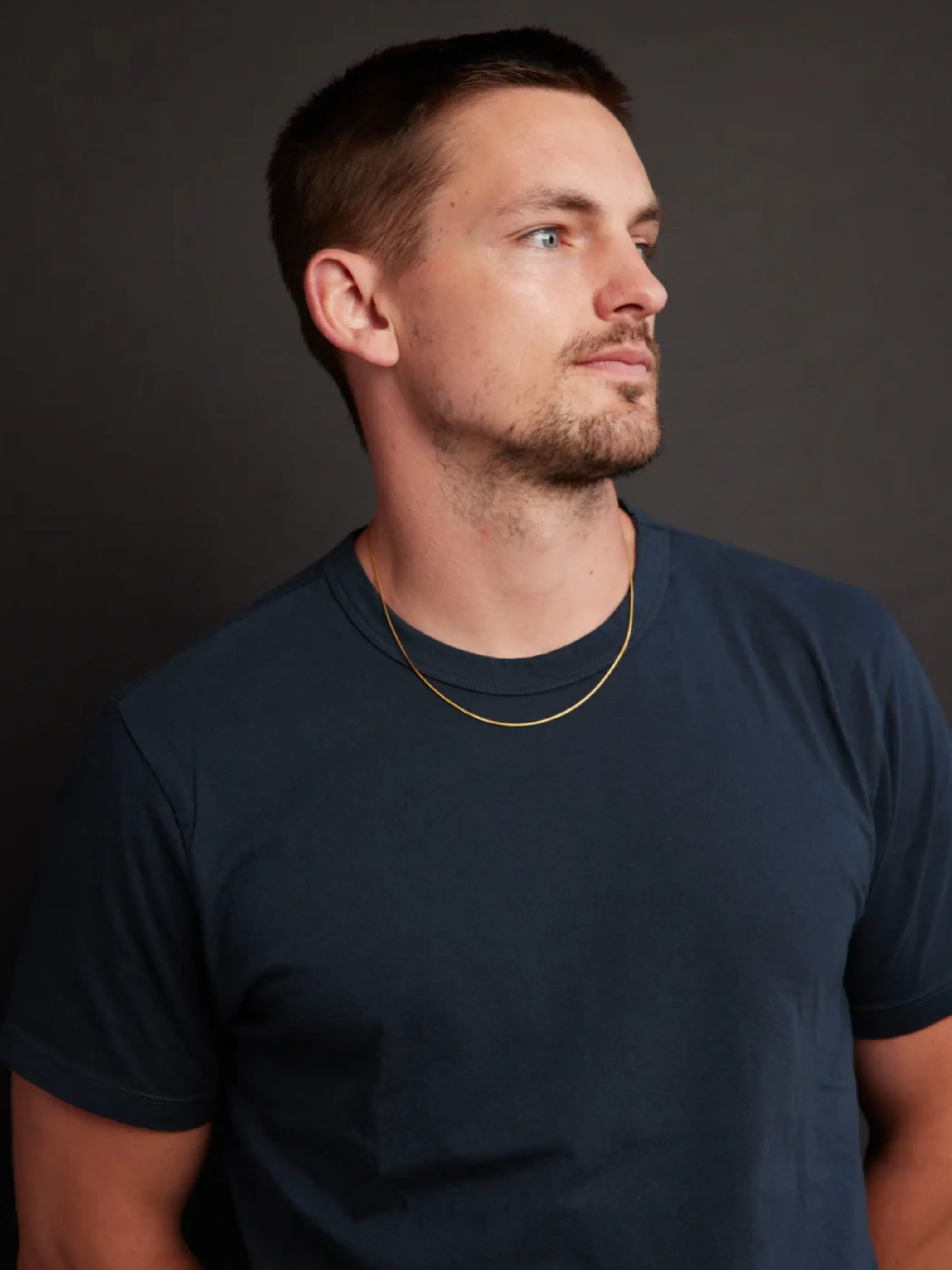 2mm Gold Plated Herringbone Chain