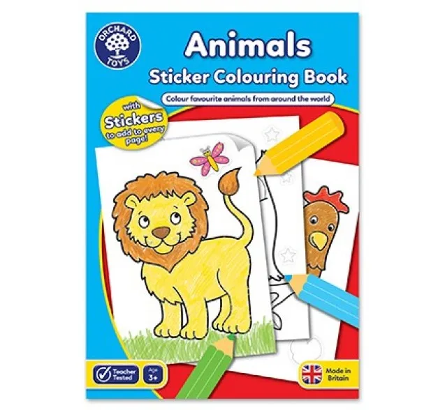 [3-Pack] Orchard Toys Animals Colouring Book