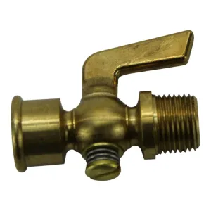 3/8" Brass Petcock with T Handle