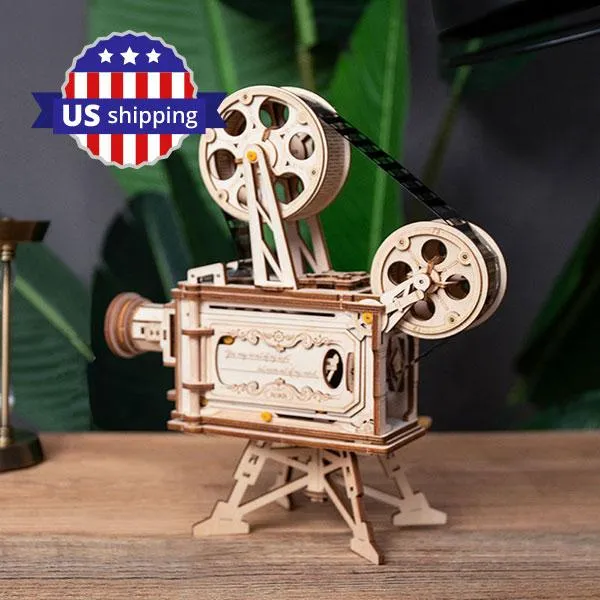 3D Puzzle - Hand Crank Projector