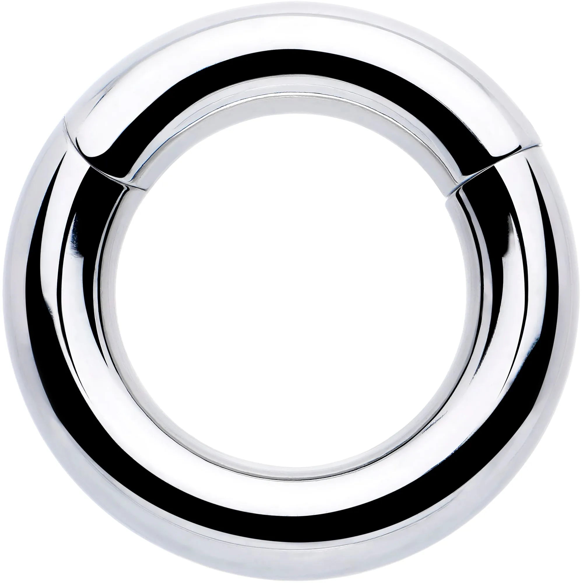 6 Gauge 1/2 316L Surgical Steel Precision Hinged Segment Hoop