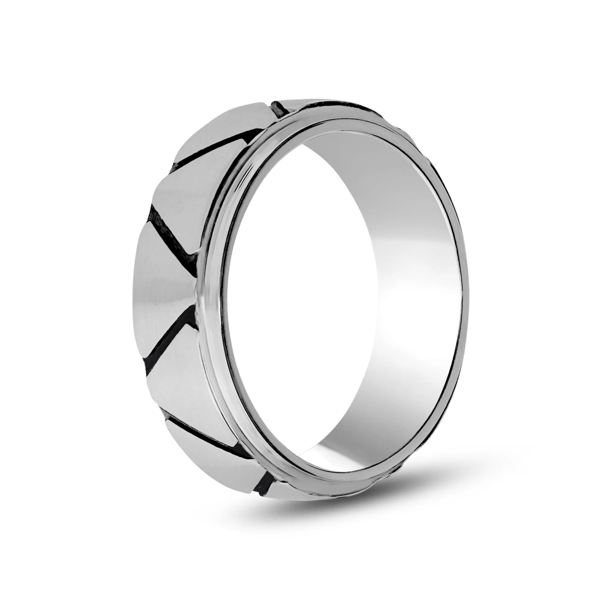 7mm Triangle Design Band