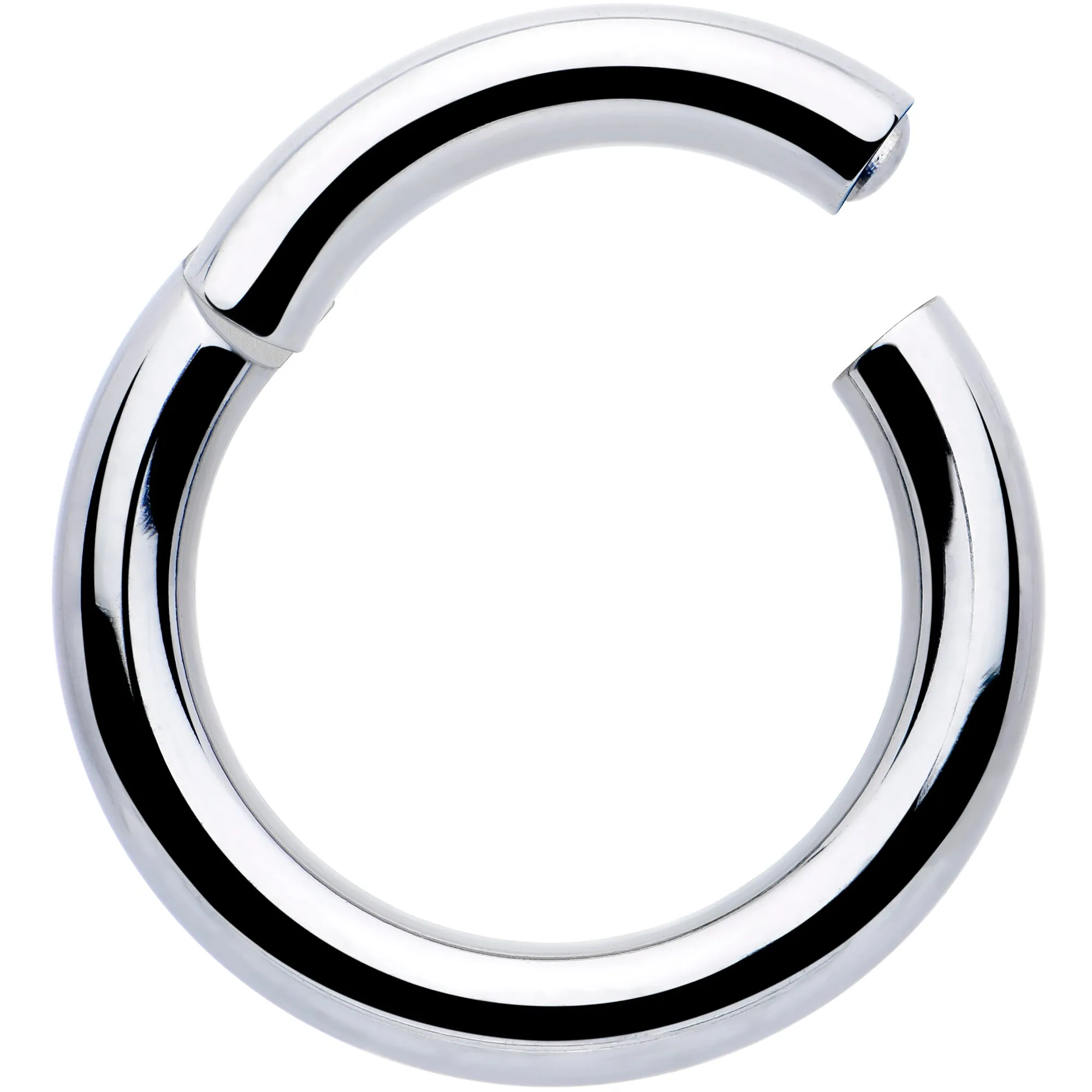 8 Gauge 9/16 316L Surgical Steel Precision Hinged Segment Hoop
