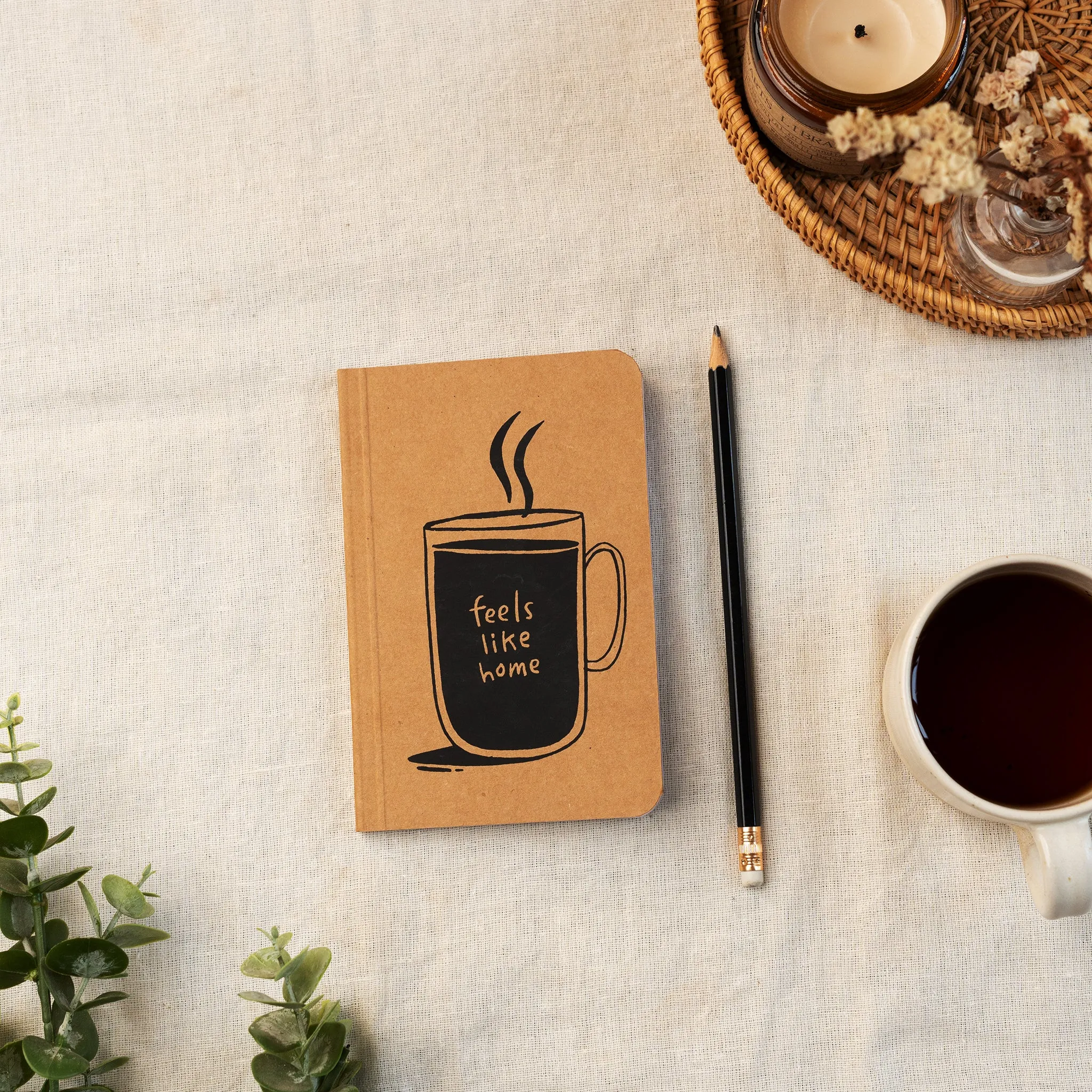 A6 Kraft Notebook / Home