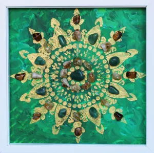 Abundance Crystal Grid Fine Art Print