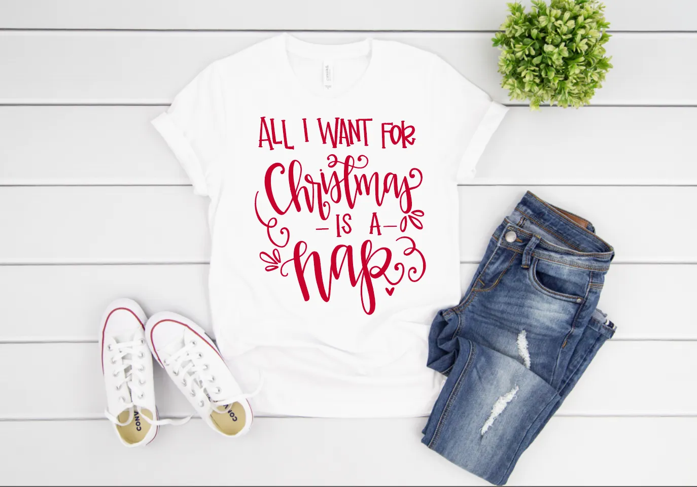 All I Want for Christmas is a Nap Adult Tee