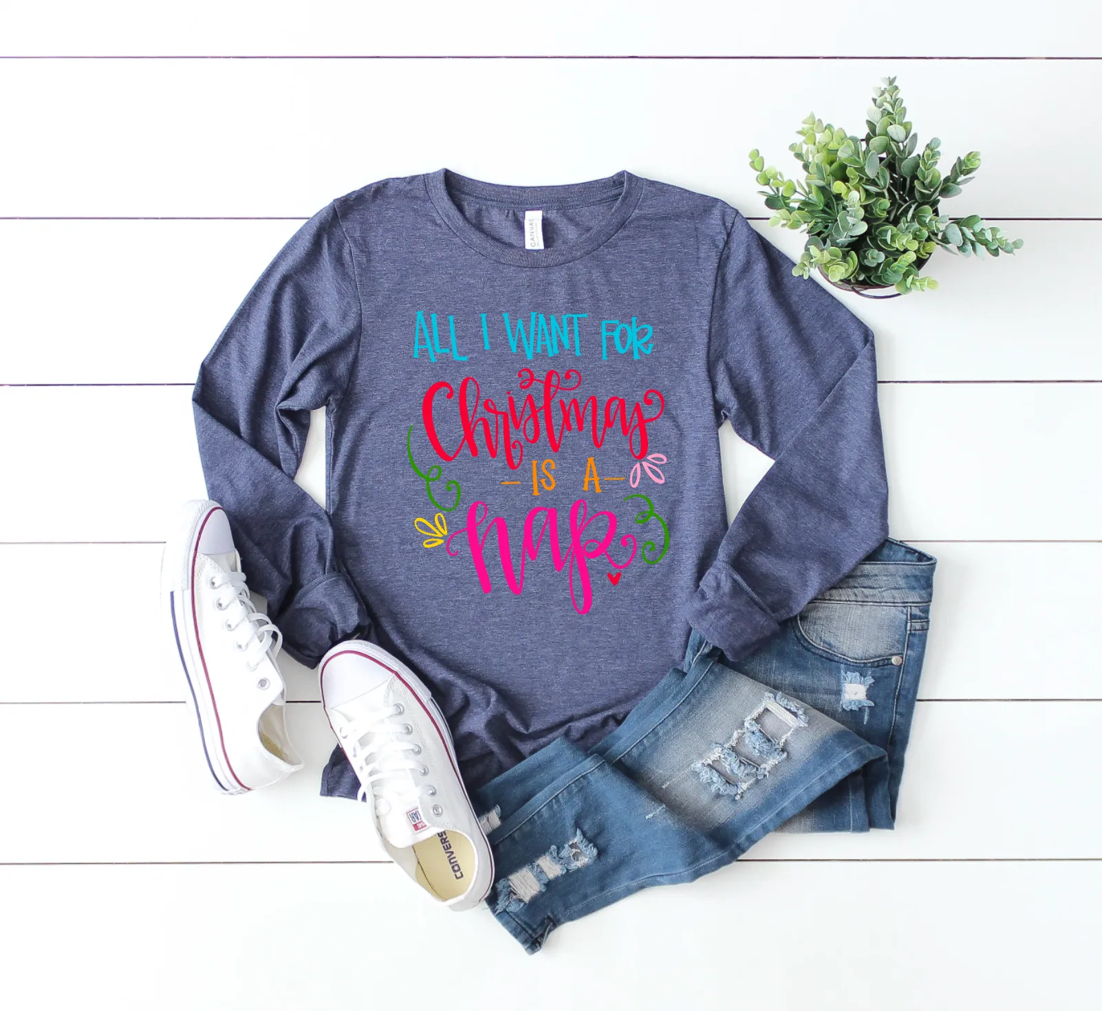 All I Want for Christmas is a Nap Adult Tee