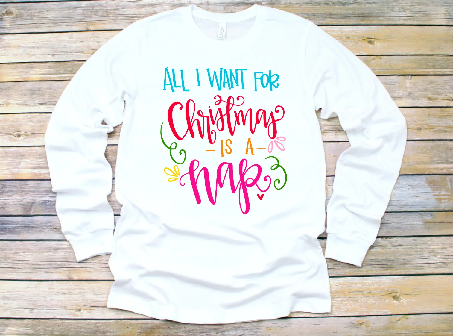 All I Want for Christmas is a Nap Adult Tee