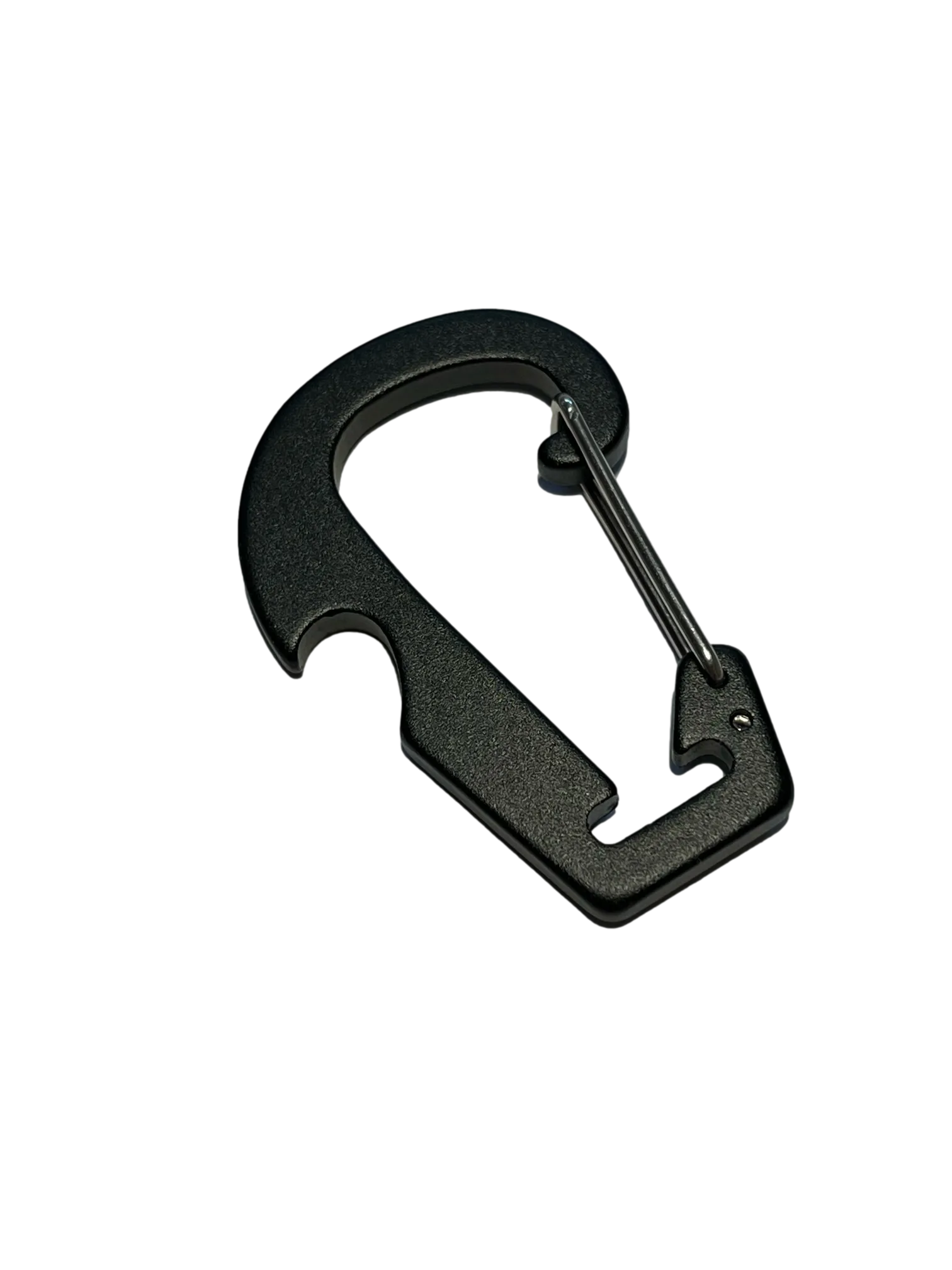 Aluminum bottle opener carabiner