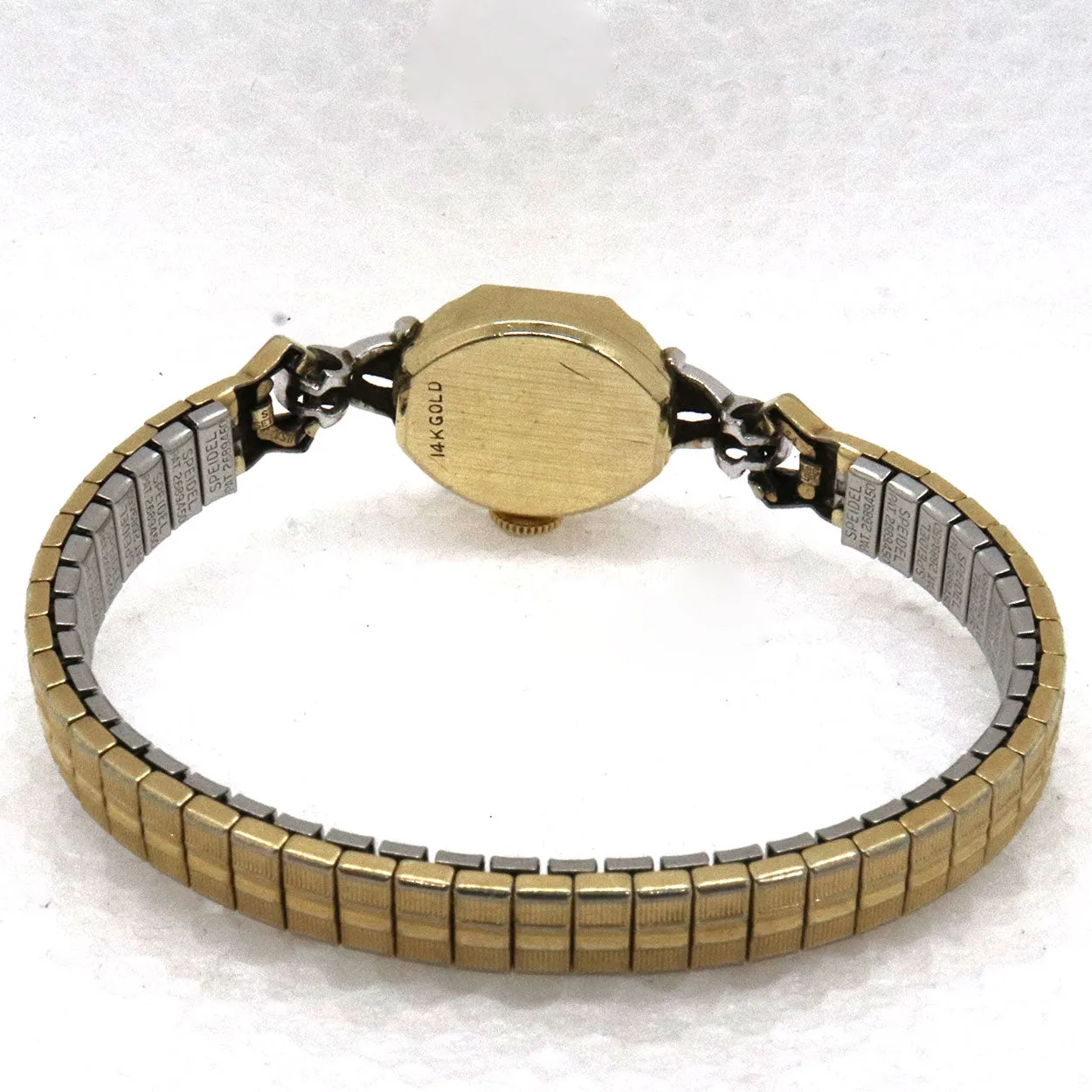 American Wittnauer 14 Karat Gold and Speidel Band Lady's Wristwatch