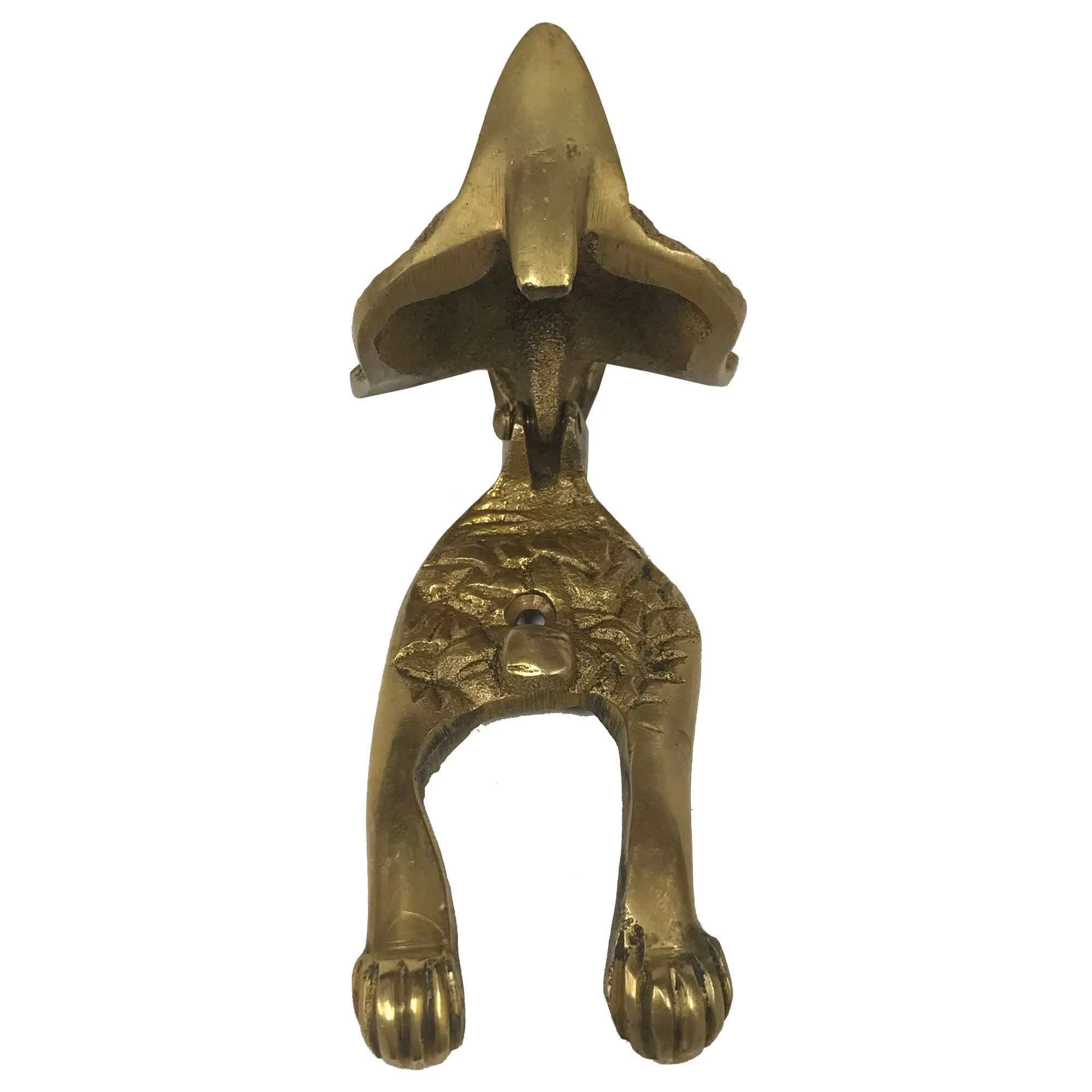 Antiqued Brass Fox Door Knocker - 6 1/4 “