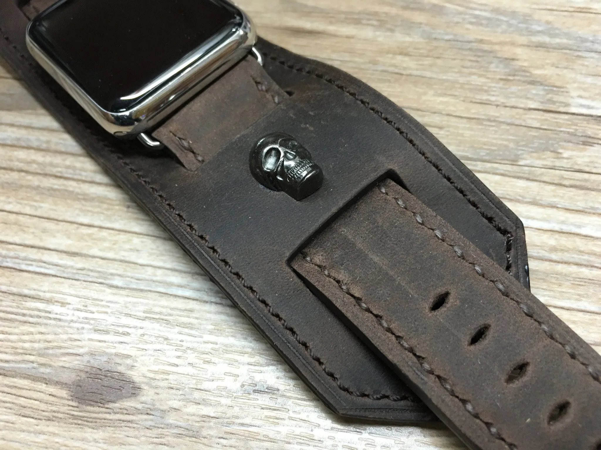 Apple Watch Band, Apple watch 44mm 42mm, Leather Watch Strap, Hermes Watch Band for Apple Watch 42mm