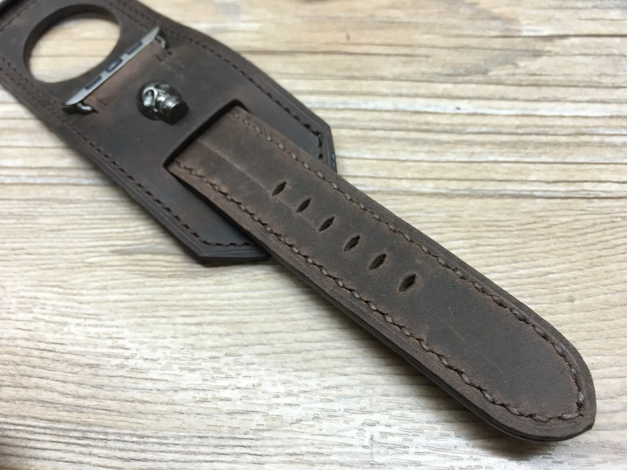 Apple Watch Band, Apple watch 44mm 42mm, Leather Watch Strap, Hermes Watch Band for Apple Watch 42mm
