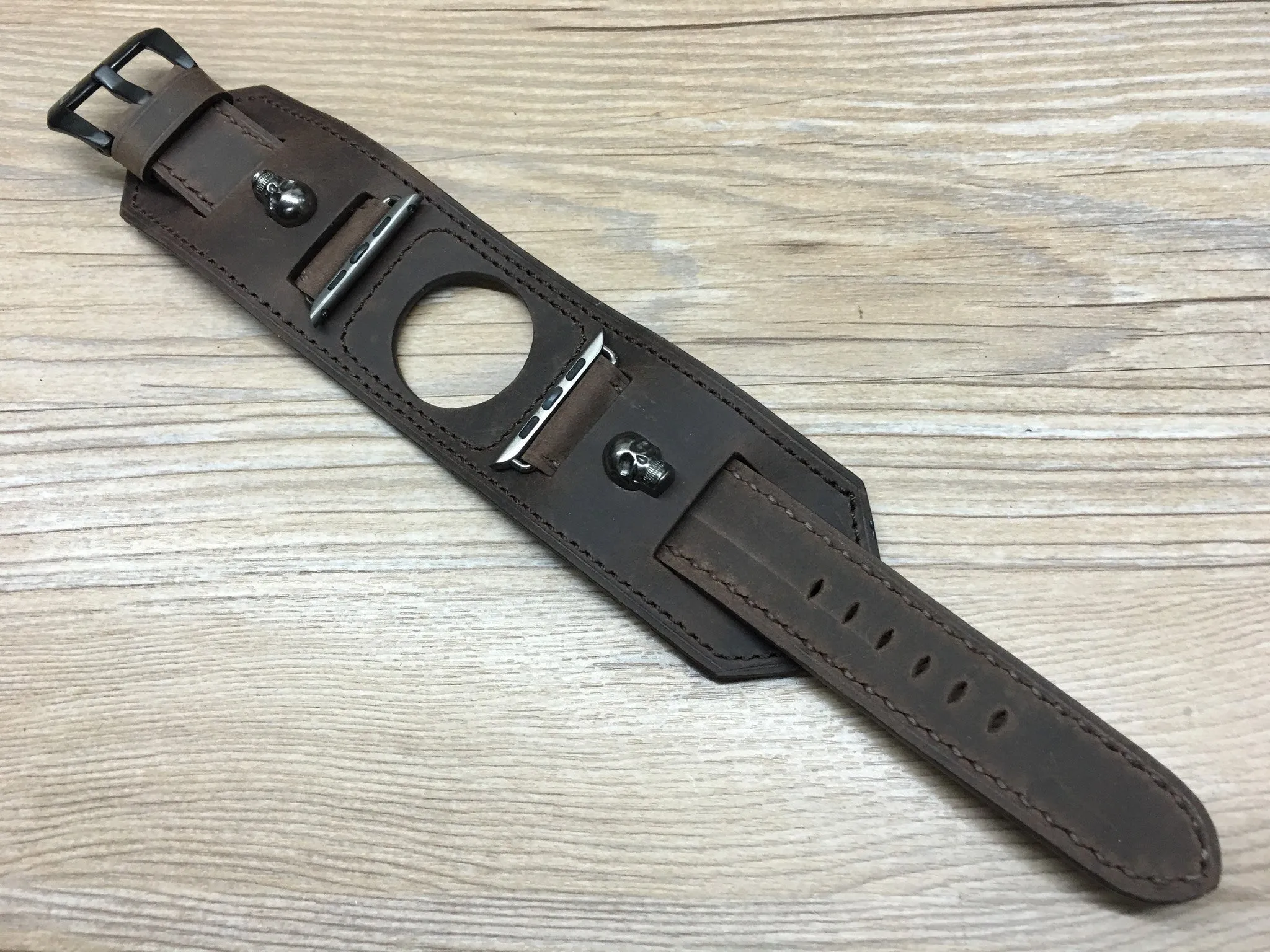 Apple Watch Band, Apple watch 44mm 42mm, Leather Watch Strap, Hermes Watch Band for Apple Watch 42mm