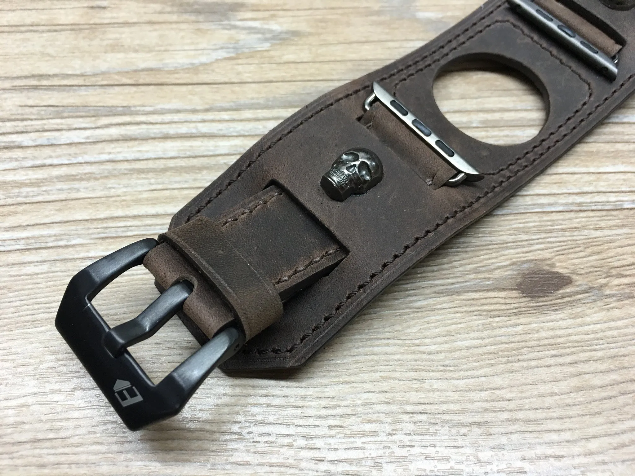 Apple Watch Band, Apple watch 44mm 42mm, Leather Watch Strap, Hermes Watch Band for Apple Watch 42mm