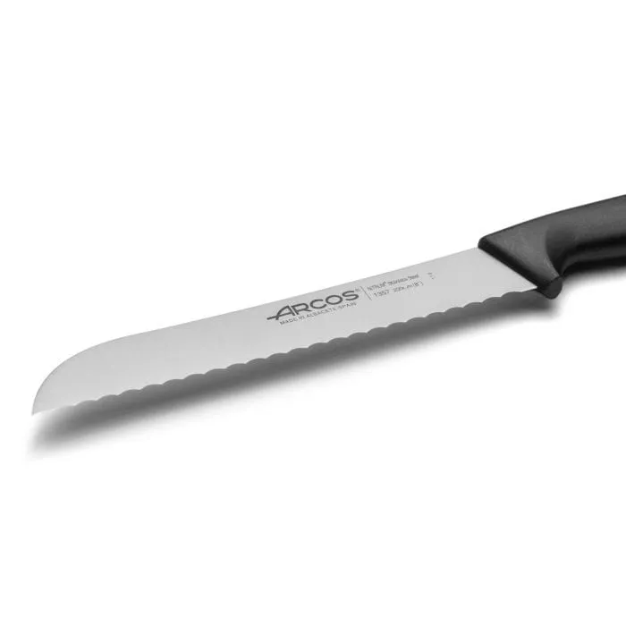 Arcos Niza Series 200 mm Bread Knife Black 8.1357