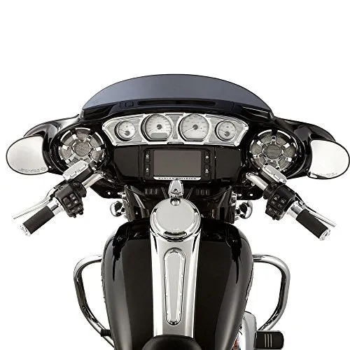 Arlen Ness Beveled Chrome Inner Fairing Gauge Trim 30-341