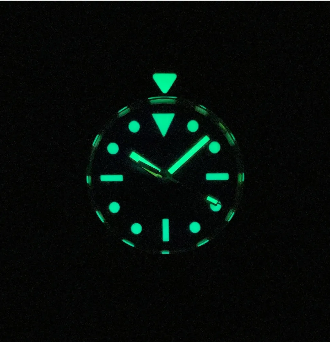 ARMIDA A1 42mm 300m Brass Dive Watch Blue no date