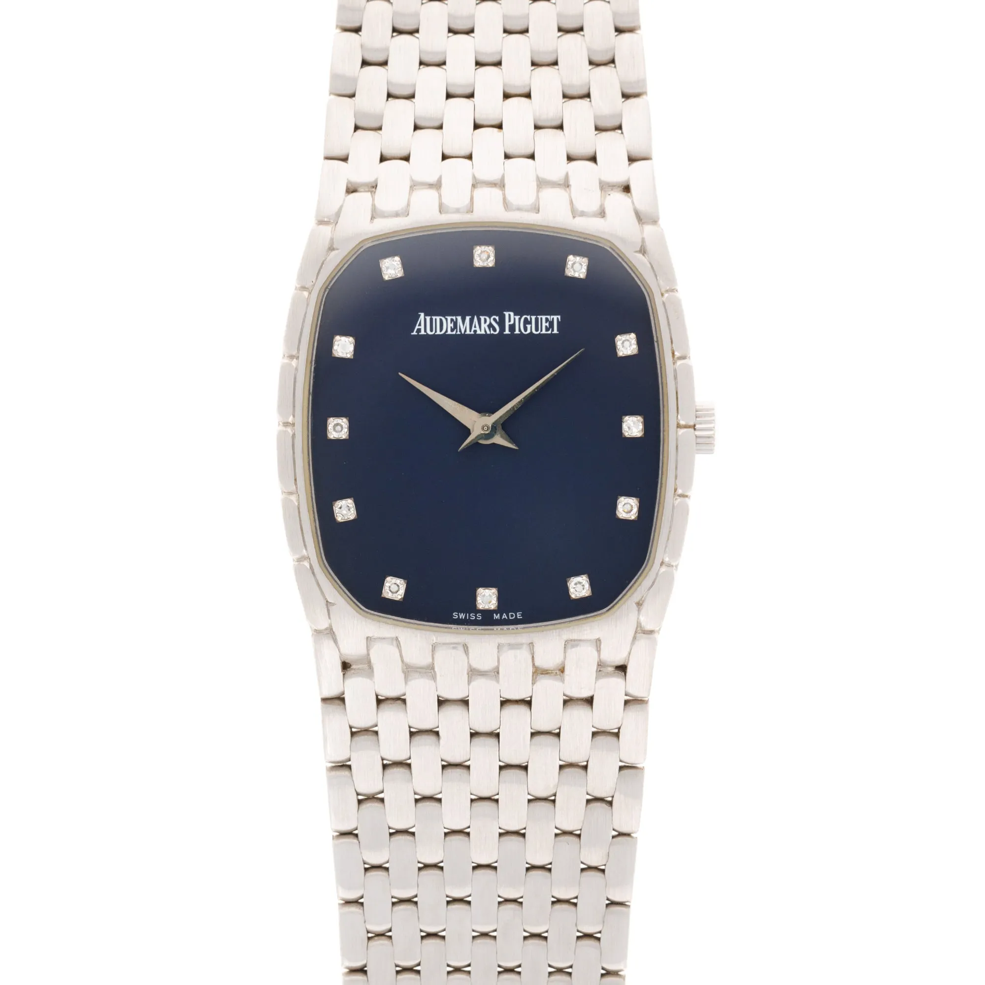 Audemars Piguet White Gold Mechanical Cobra Style Watch
