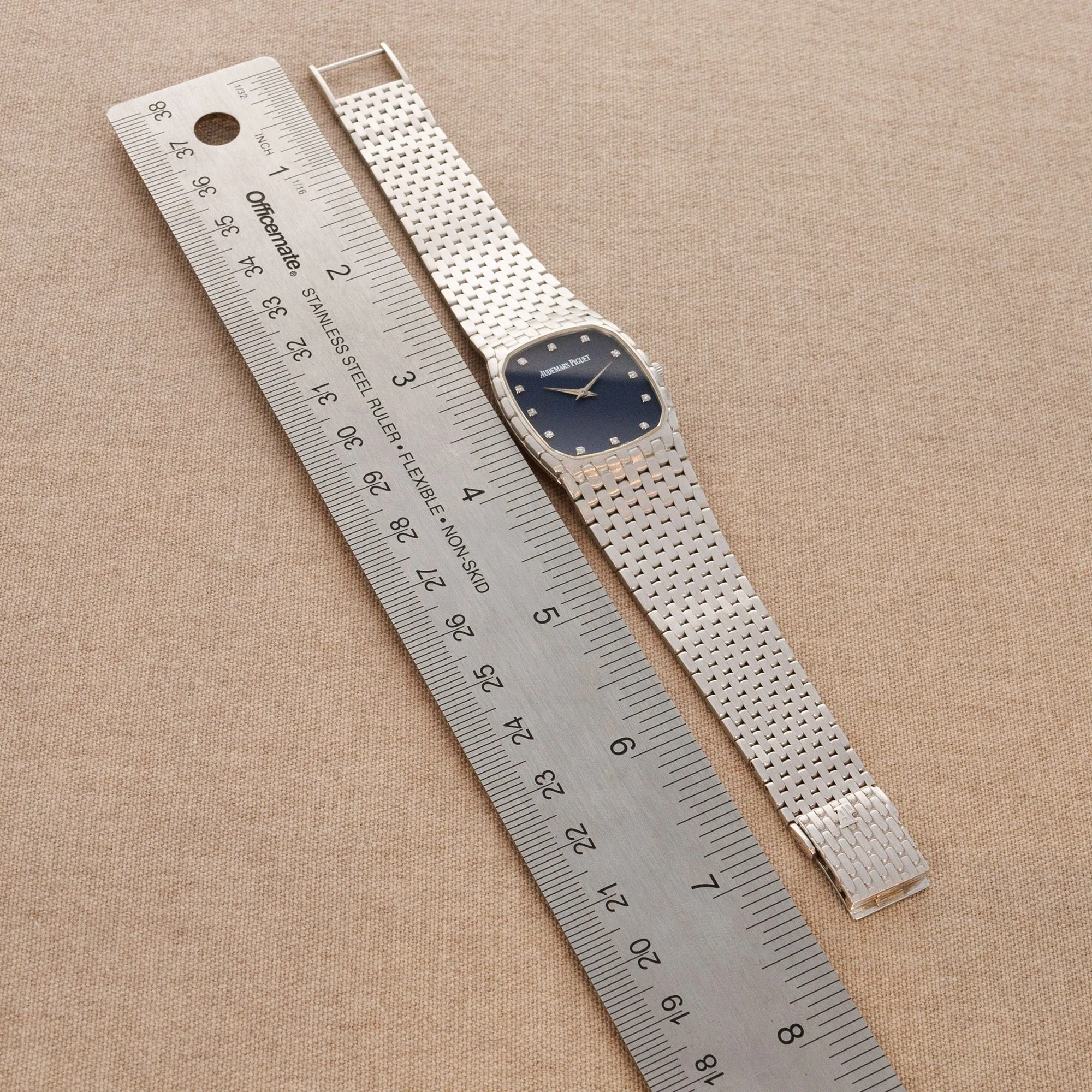 Audemars Piguet White Gold Mechanical Cobra Style Watch