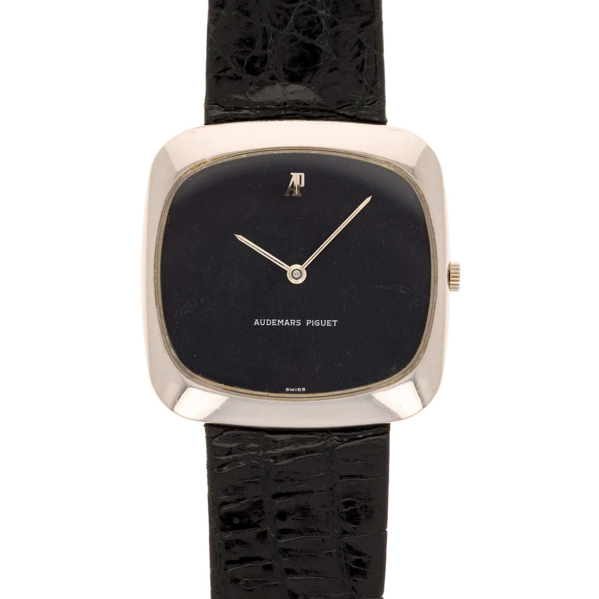 Audemars Piguet White Gold Mechanical TV Shape Watch
