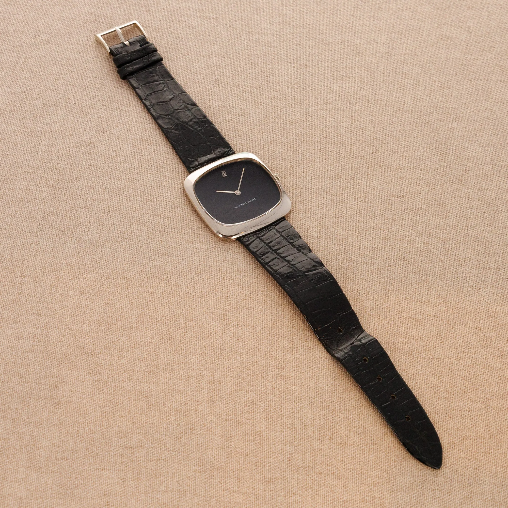 Audemars Piguet White Gold Mechanical TV Shape Watch