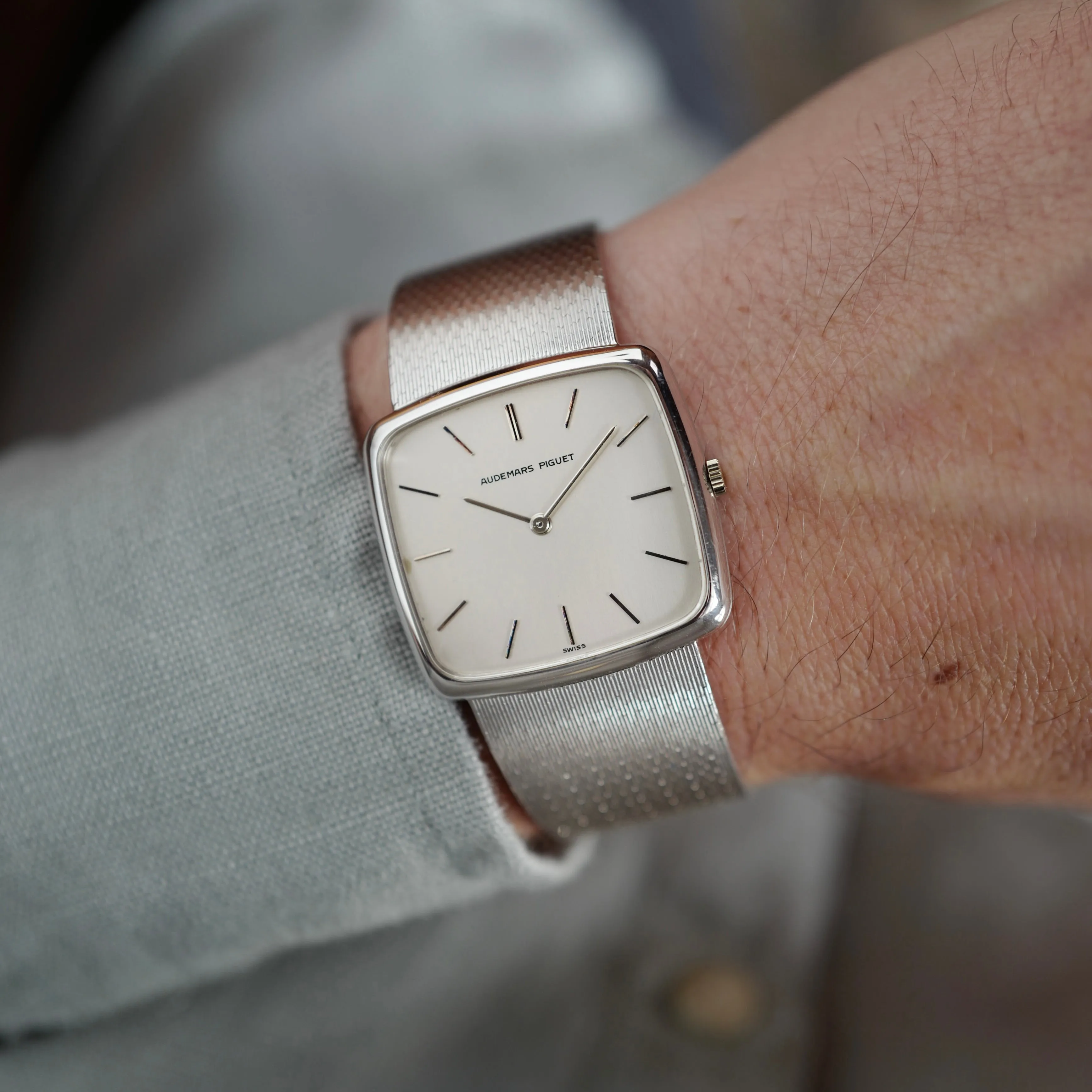 Audemars Piguet White Gold Mechanical Watch