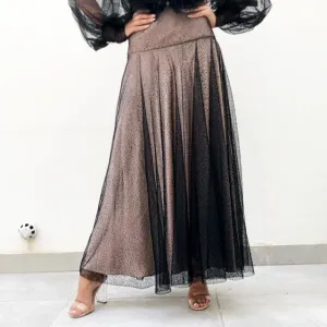 AW19 TULLE MAXI SKIRT