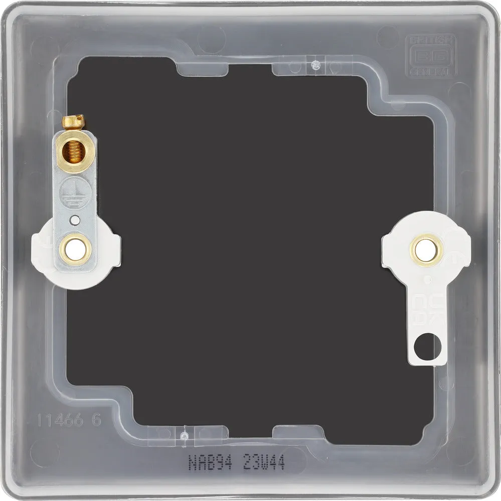 BG NAB94 Nexus Metal Single Blanking Plate - Antique Brass