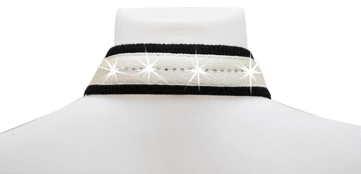 BG Saxophone Glam Strap ~ White ~ Alto, Tenor Sax
