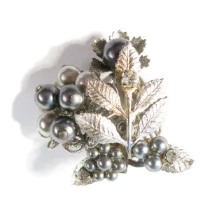 Blackberry Ornament Boutonniére / Lapel Clip
