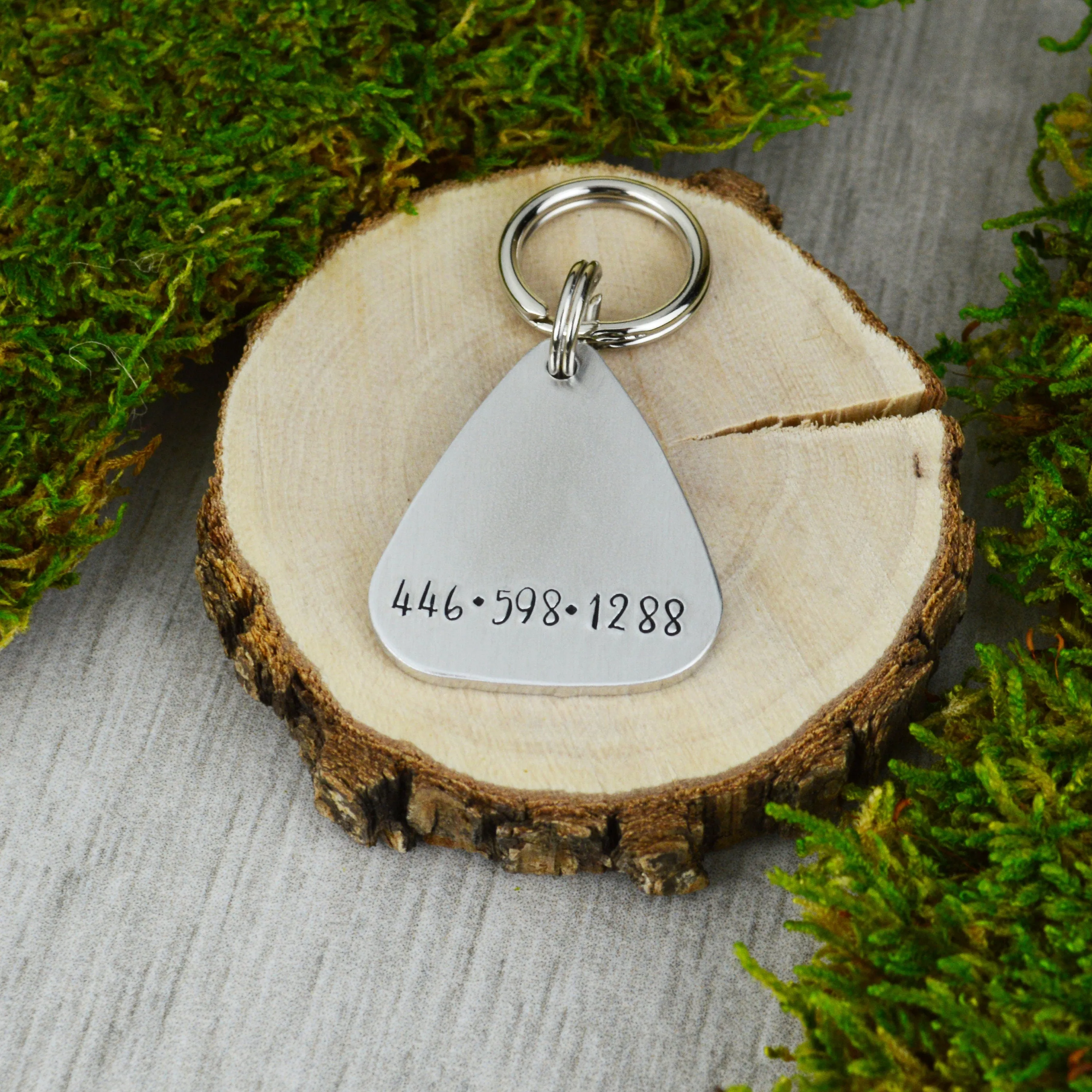 Branch Leaves Pet ID Tag