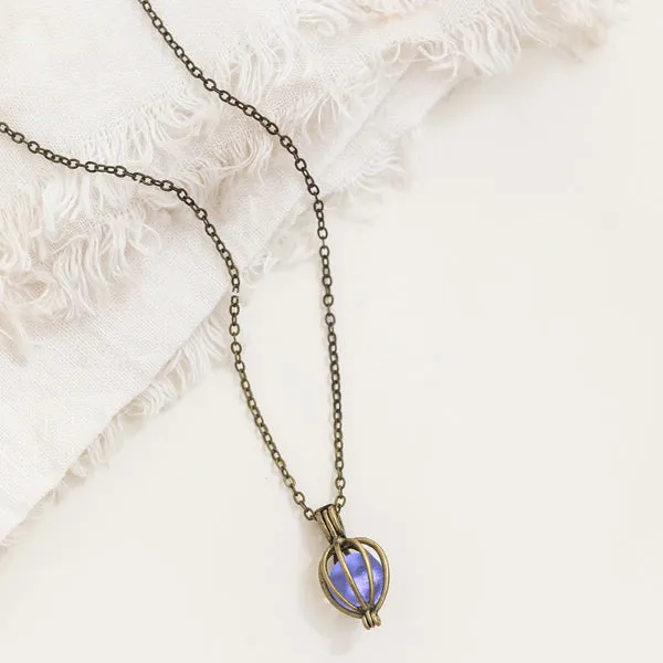 Brass Drop Necklace